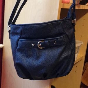 Navy Blue Rossetti Shoulder Bag